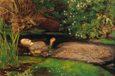존 에버렛 밀레이, (오필리어), 19세기, 캔버스에 유채, 테이트 브리튼