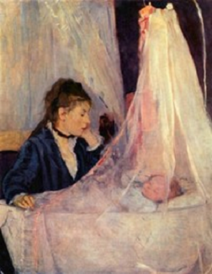 베르트 모리조, (요람), 19세기, 캔버스에 유채, 오르세 미술관.