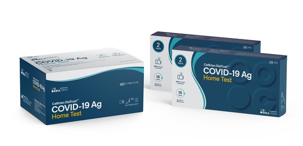 코로나19 진단키트 디아트러스트 COVID-19 Ag Home Test (셀트리온 제공)