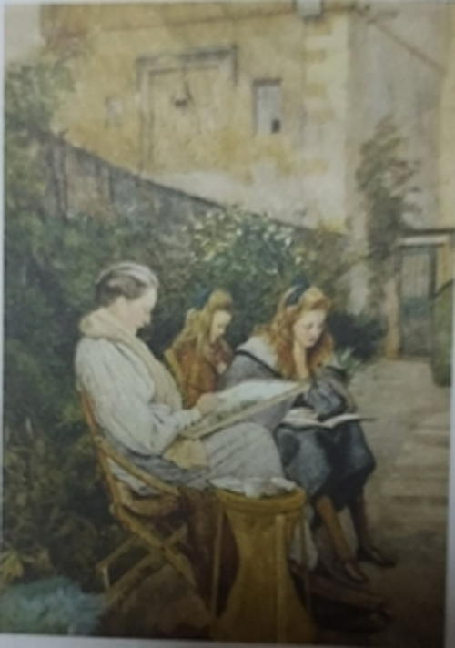 조지 하워드, (예술가의 딸과 손녀), 20세기, 종이에 수채화, 《그리워하기 좋은 거리》