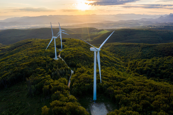 한화솔루션의 유럽 자회사 '큐에너지'의 풍력발전소 (한화솔루션 제공)