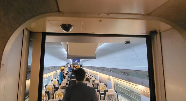 열차 내 CCTV (한국철도공사 제공)