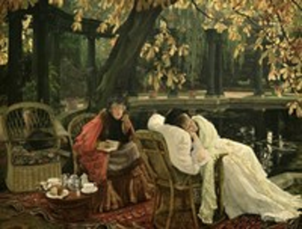 제임스 티소, (요양), 19세기, 캔버스에 유채, 영국, 셰필드미술관.