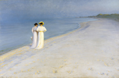 페데르 세버린 크뢰이어, (스카겐 해변의 여름 저녁), 19세기, 캔버스에 유채, 덴마크, 스카겐미술관
