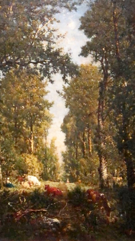 테오도르 루소, 릴 아담 숲속의 길, 19세기, 캔버스에 유채, 오르세미술관