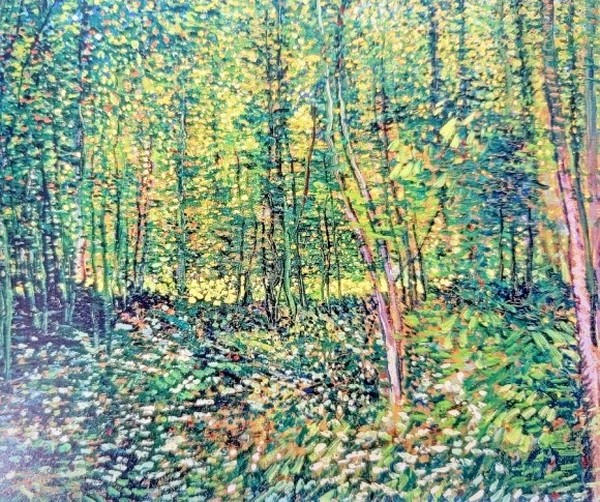 _ 빈센트 반 고흐, 나무와 수풀, 19세기, 캔버스에 유채, 반 고흐 미술관