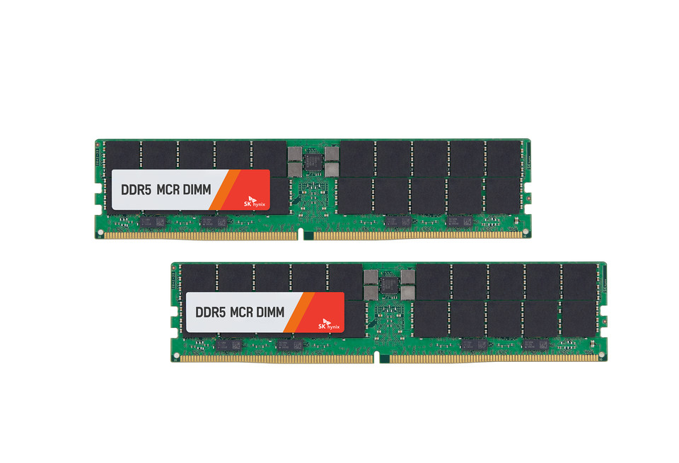 SK하이닉스 D램 제품 DDR5 MCR DIMM [사진=SK하이닉스]