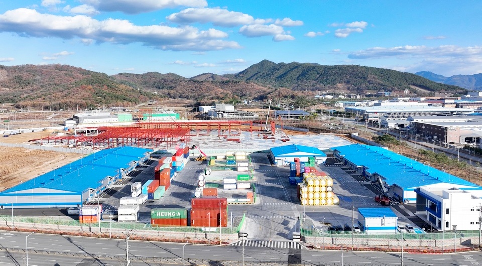 동원로엑스 완주 스마트 케미컬 물류센터 전경. [사진=동원로엑스]