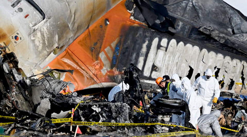 제주항공 여객기 사고 현장. [사진=뉴시스]