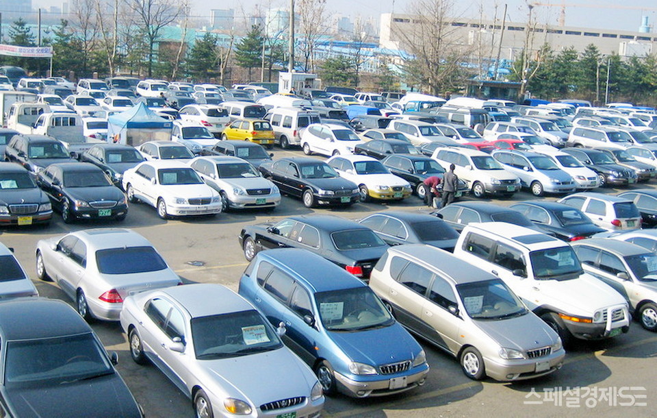 서울 장한평 중고차 매매단지 전경. [사진=스페셜경제]