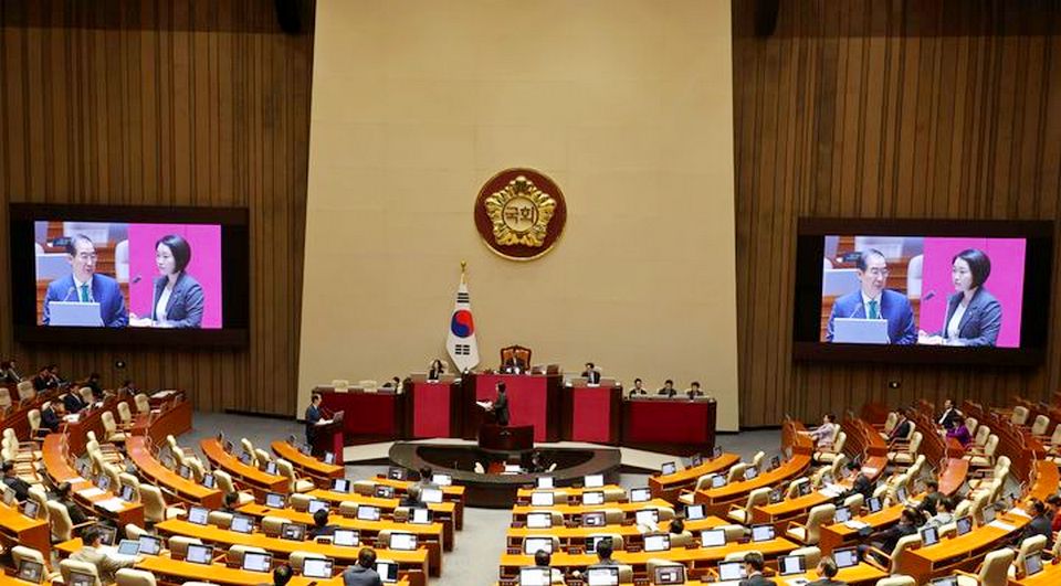 국회 본회의장 모습. [사진=뉴시스]