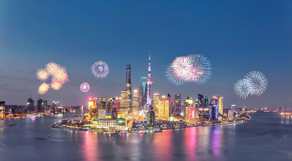 상하이 야경. [사진=모두투어]