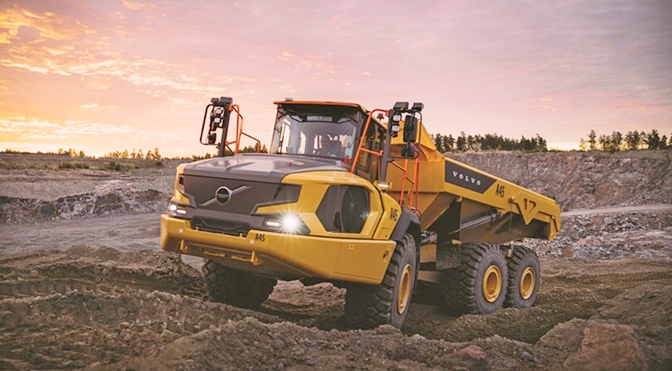 굴절식 덤프트럭 A45. [사진=볼보그룹코리아]