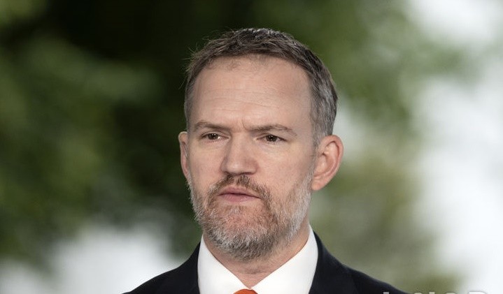 제이미슨 그리어 미국 무역대표부(USTR) 대표가 지난달 1일(현지 시간) 워싱턴 백악관에서 인터뷰하고 있다. [사진=뉴시스]