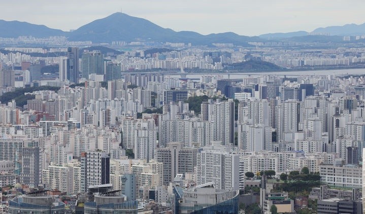  서울 도심 아파트 단지의 모습. [사진=뉴시스]